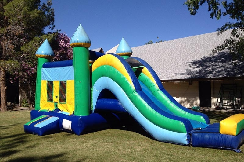 WB213 Inflatable Wet Combo Bouncer Slide Pool