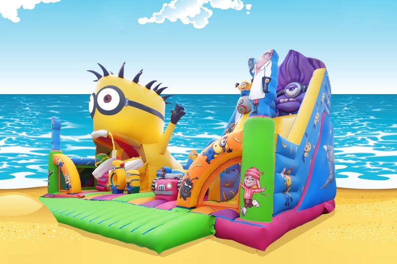 WB146 Interactive Minions Park Fun City Inflatable Playgrond