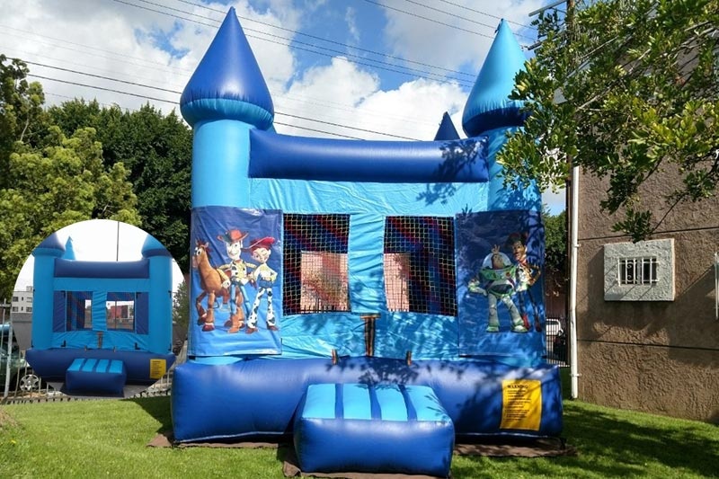 WB208 Blue Inflatabale Bounce House Jumping Castle