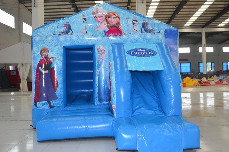 WB185 Frozen Inflatabale Bounce House with Slide