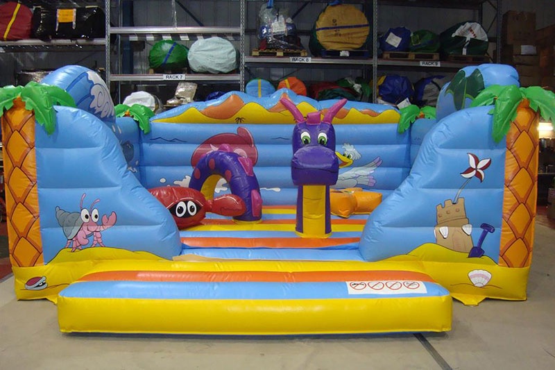 WJ199 Animals Walled Bed Inflatable Bounce House Jumping