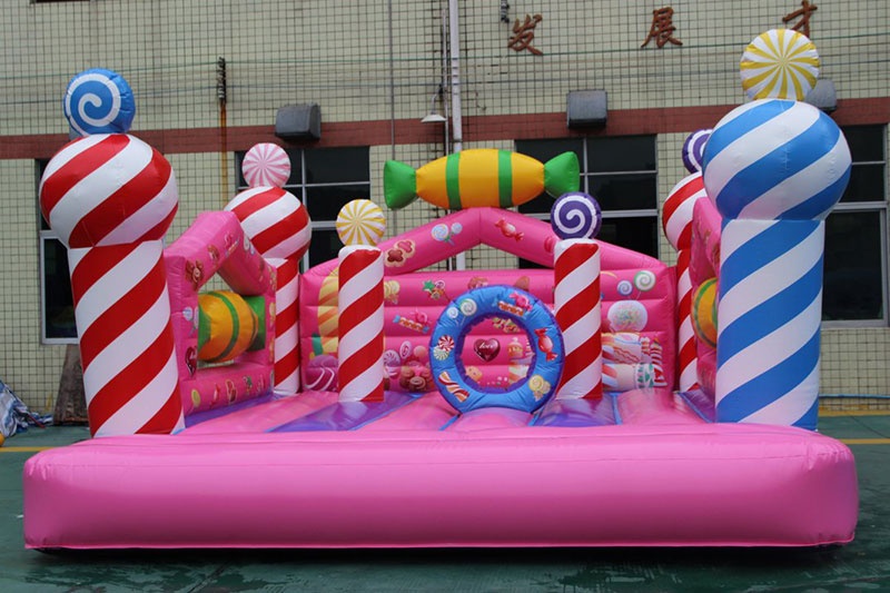 WJ200 Sweet Candy Inflatable Bounce House Jumping