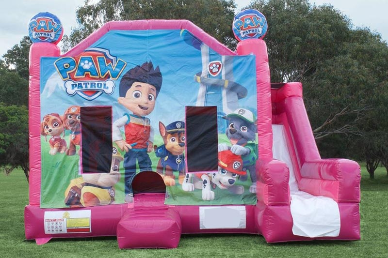 WJ196 Paw Patrol Inflatale Combo Jumping Castle and Slide