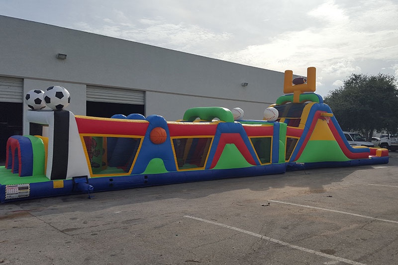 OC109 70ft Sports Adventure Inflatable Obstacle Course