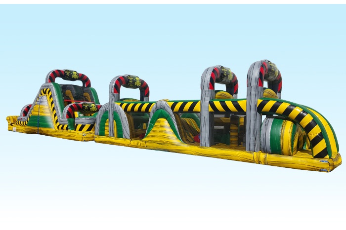 OC112 79ft Toxic Adrenaline Rush Inflatable Obstacle Course