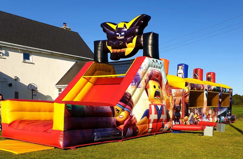 OC115 Lego Movie 50ft Inflatable Obstacle Course