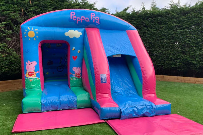 WB250 Peppa Pig Bounce Slide Combo Inflatable Castle