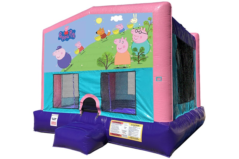 WB260 Peppa Pig Pink Inflatable Bounce House Jumping Castle