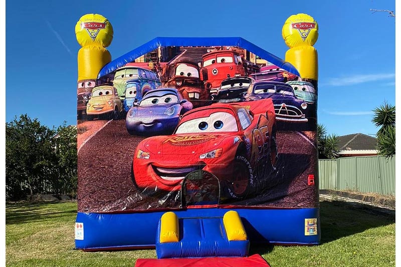 WB276 Disney Cars Inflatable Combo Bouncer Slide