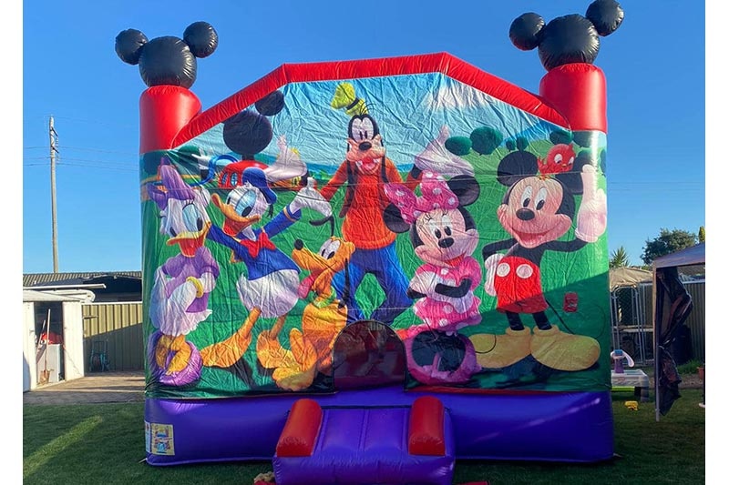 WB273 Disney Micky Mouse Inflatable Combo Bouncer Slide