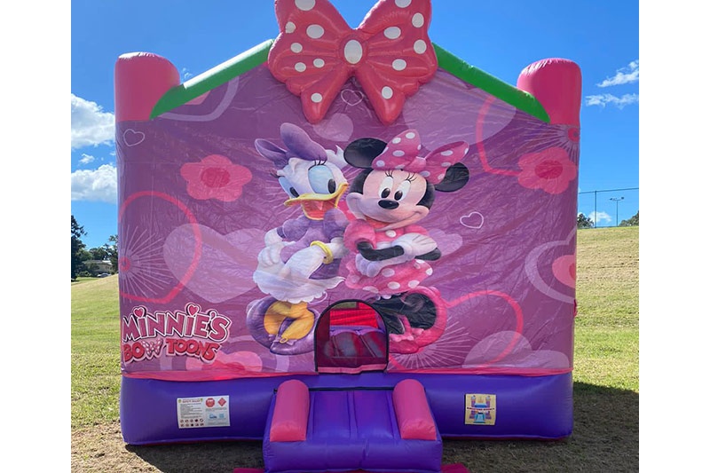 WB272 Disney Minnie Inflatable Combo Bouncer Slide