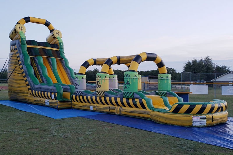 WS112 Hazardous Rapids 22ft Dual Lane Water Slide Slip and Slide