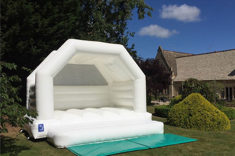 WB279 White Wedding Bounce House Jumping Castle