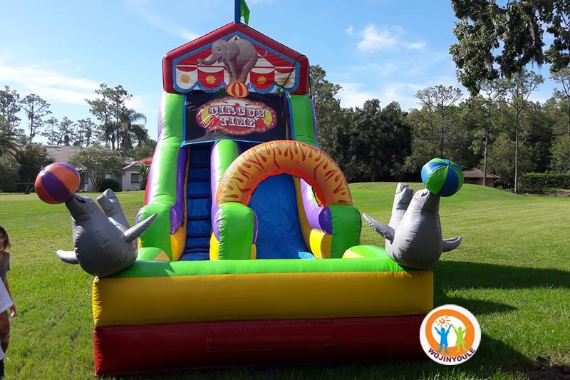WS161 18FT Circus Time Inflatable Water Slide