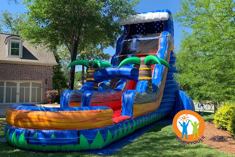 WS190 Tsunami Fireblast 22ft Speed Inflatable Water Slide