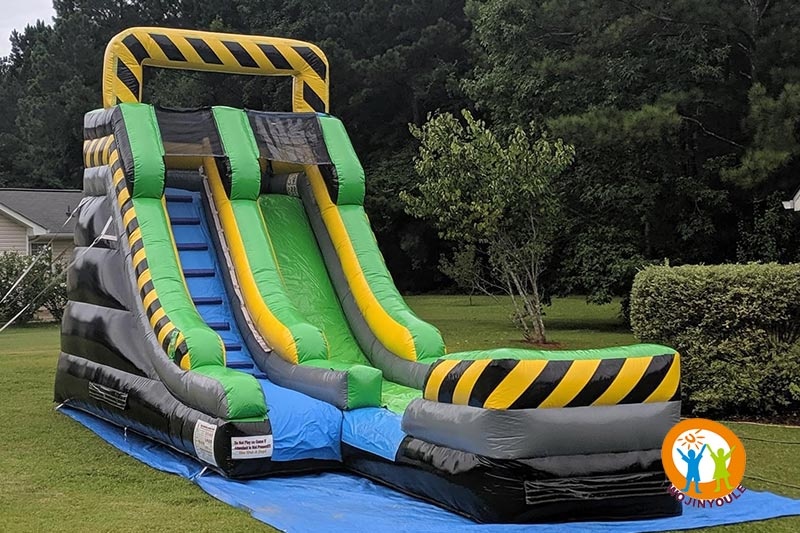 WS200 15ft Caution Inflatable Water Slide