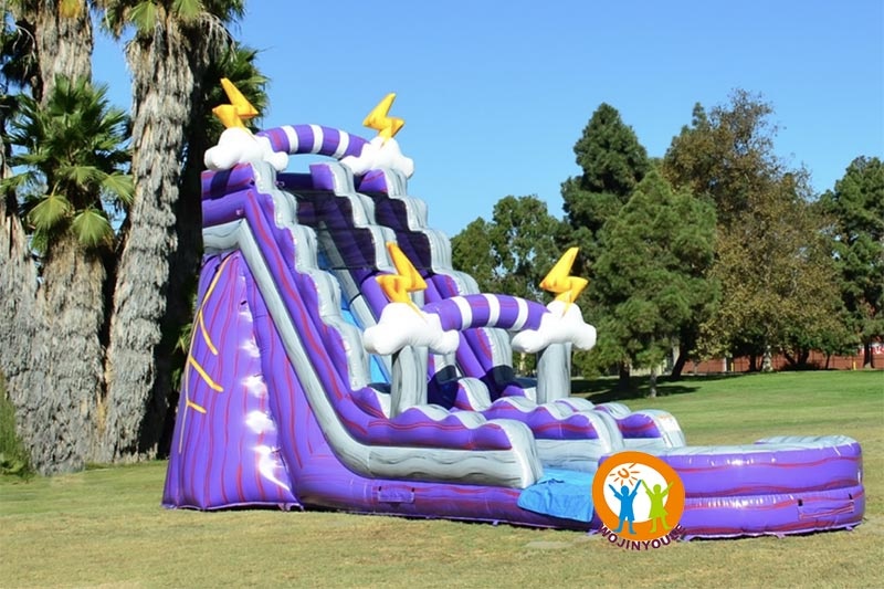 WS209 19ft Thunder Inflatable Water Slide with Pool