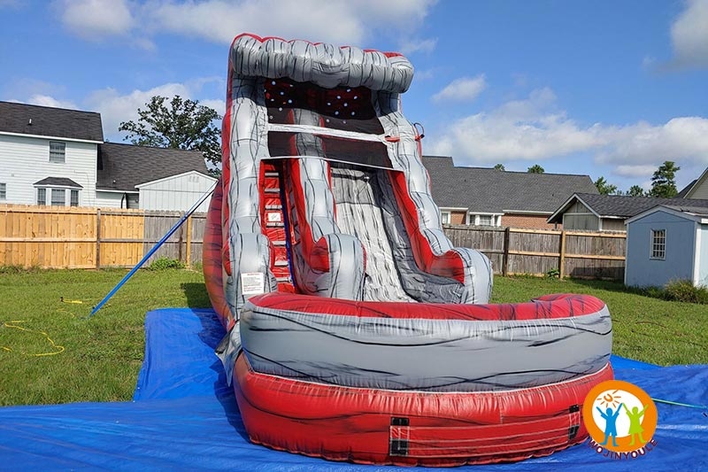 WS208 20ft Liquid Hot Magma Inflatable Water Slide