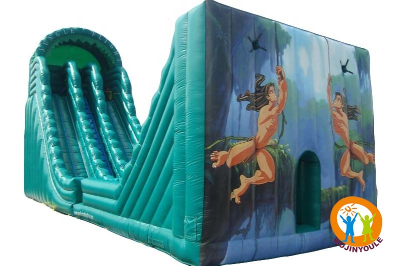 ZP008 Giant Portable Mobile Outdoor Inflatable Zip Line Falls