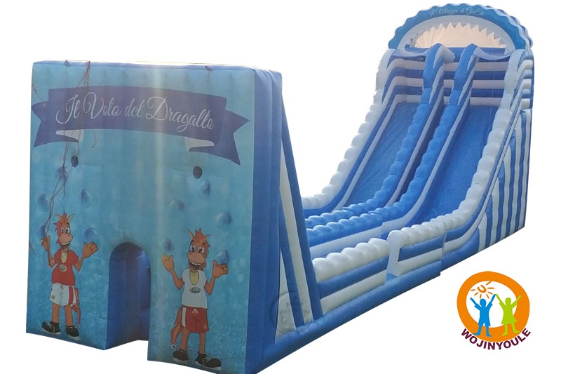 ZP017 Giant Portable Mobile Outdoor Inflatable Zip Line Falls