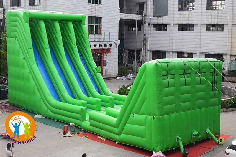 OC135 Fun outdoor inflatable zip line giant slides for kids & adults