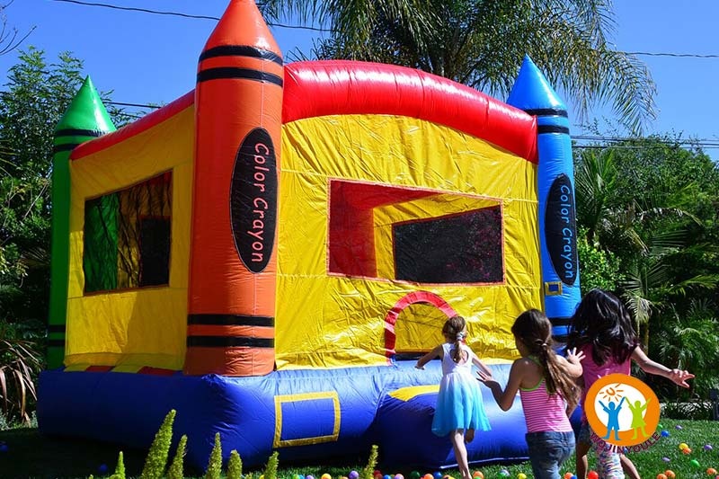 WB290 DuraLite Crayon Fun Inflatable Bounce House