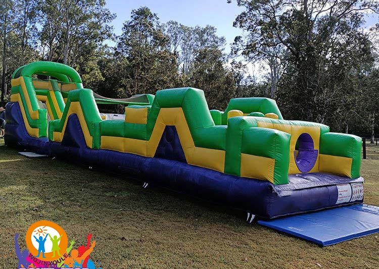 OC093 49ft Extreme Inflatable  Obstacle Course & Slides