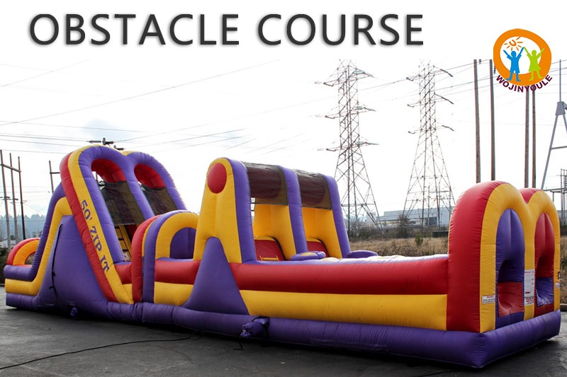 OC129 50ft Zip It Inflatable Obstacle Course