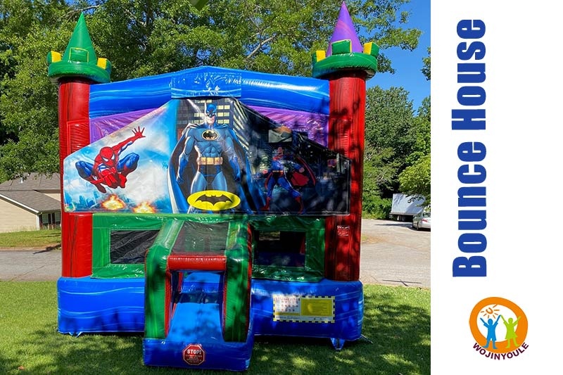 WB309 Marvel Heros Banner Inflatable Bounce House