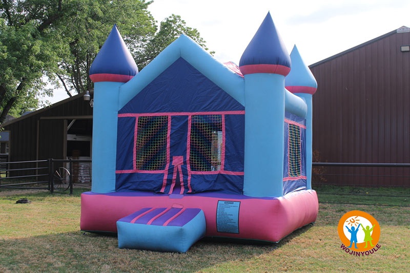 WB312 Blue Purple Inflatable Bounce House