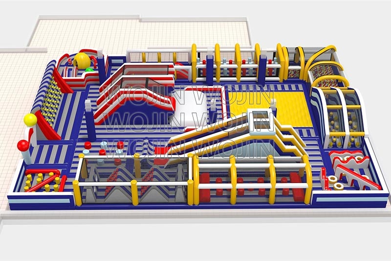 TP007 Attractive Commercial Outdoor Inflatable Theme Park
