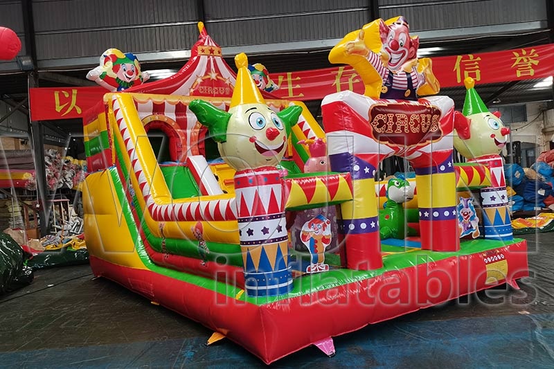 Circus Theme Park Fun City Inflatable Bouncy Castle
