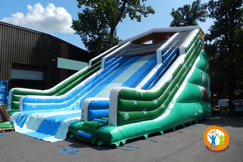 DS137 32ft Winter Snow Giant Inflatable Dry Slide