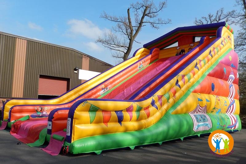 DS138 36ft Fairground Slide Giant Inflatable Dry Slide