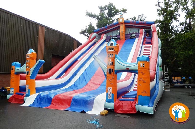 DS131 33ft Big Ben Theme Giant Inflatable Dry Slide