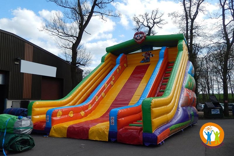 DS121 33ft Super Mario Theme Giant Inflatable Dry Slide