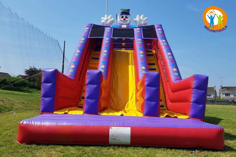 DS112 20ft Clown Inflatable Dry Slide High Rise Slide