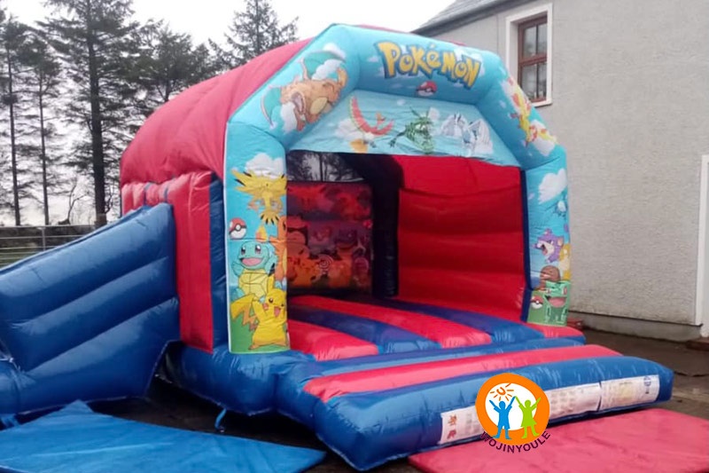 WB329 Pokemon Bounce House with Slide