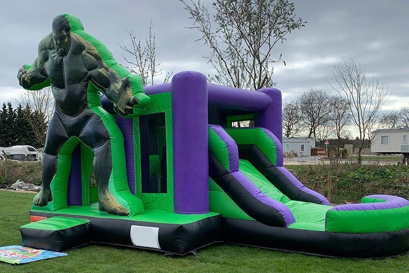 WB303 The Hulk Bounce Combo Jumping Castle with Slide