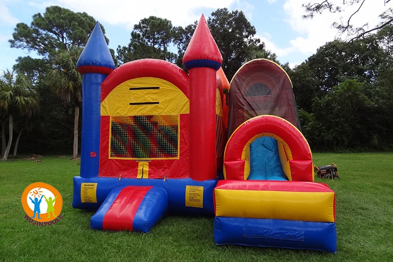 WB360 4 in 1 Deluxe Multi Color Bouncer Castle Combo
