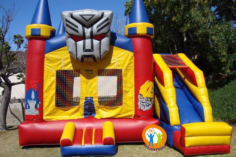 WB342 Transformers themed Inflatable Combo Slide Bouncy Castle