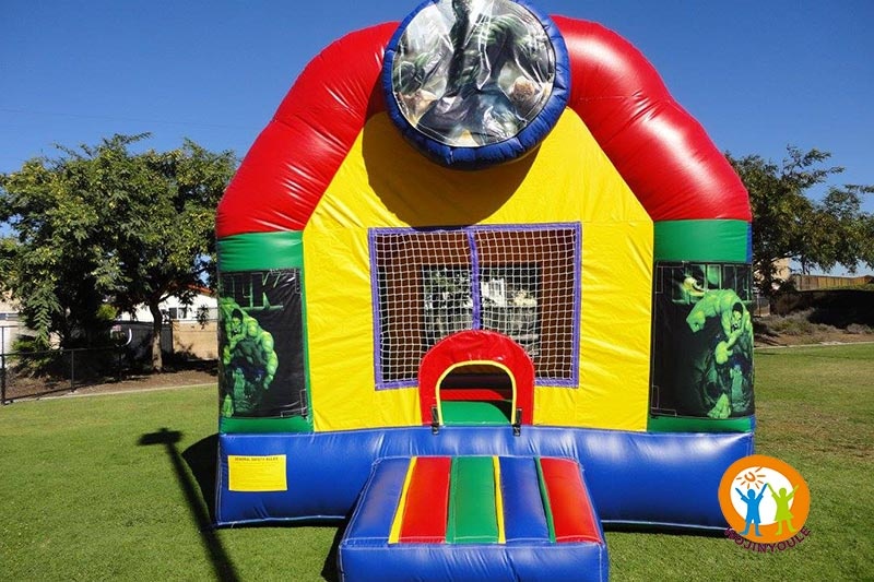 WB341 The Hulk Bounce House Inflatable Jumping Castle