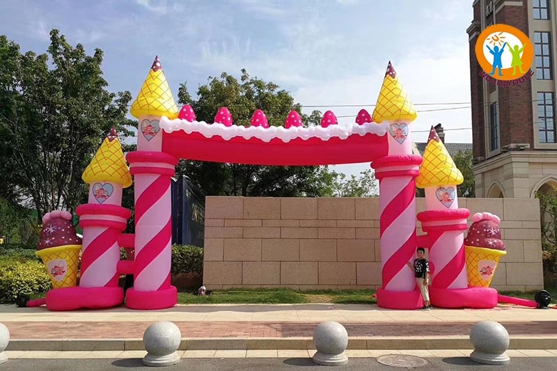 AD002 Ice Cream Inflatable Advertising Arch Oxford Factory Wholsales