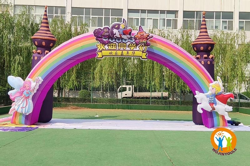 AD009 Cartoon Inflatable Advertising Arch Oxford Factory Wholsales