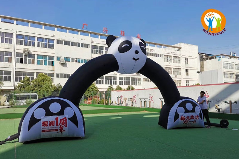 AD010 Panda Inflatable Advertising Arch Oxford Factory Wholsales