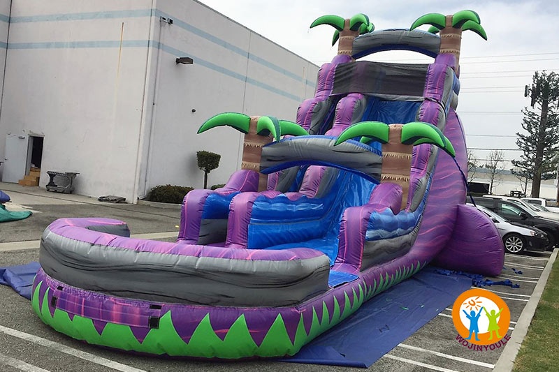 WW152 24ft Tall Purple Crush Inflatable Water Slide