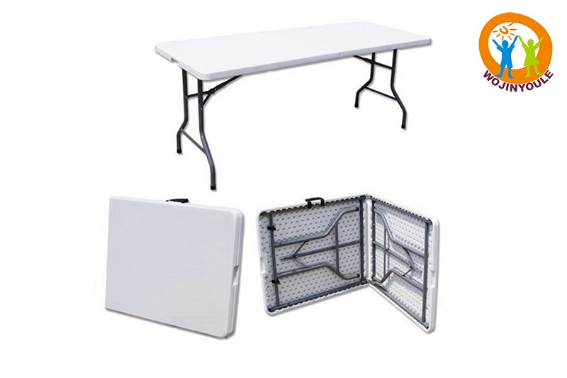 Off-White Gray Outdoor Rectangle Party Folding Table for events