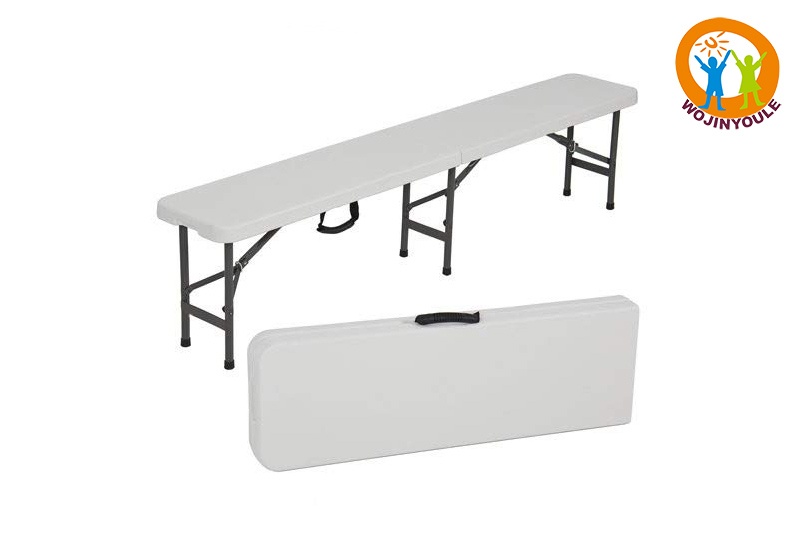 Off-White Gray Outdoor Party Folding Bench for events