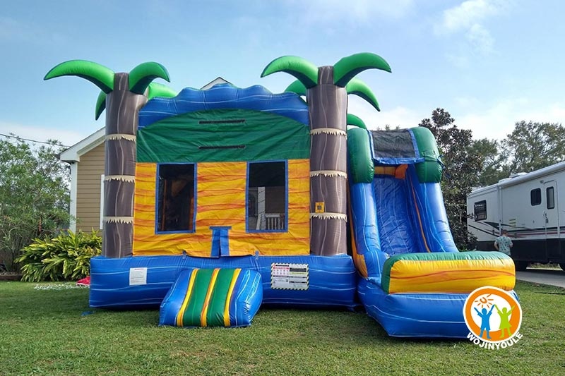 WB384 Bahama Breeze Inflatable Combo Bouncer Castle Slide