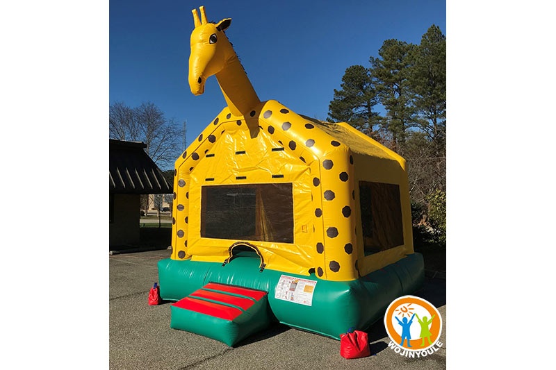 WB422 Giraffe Yellow Inflatable Bounce House